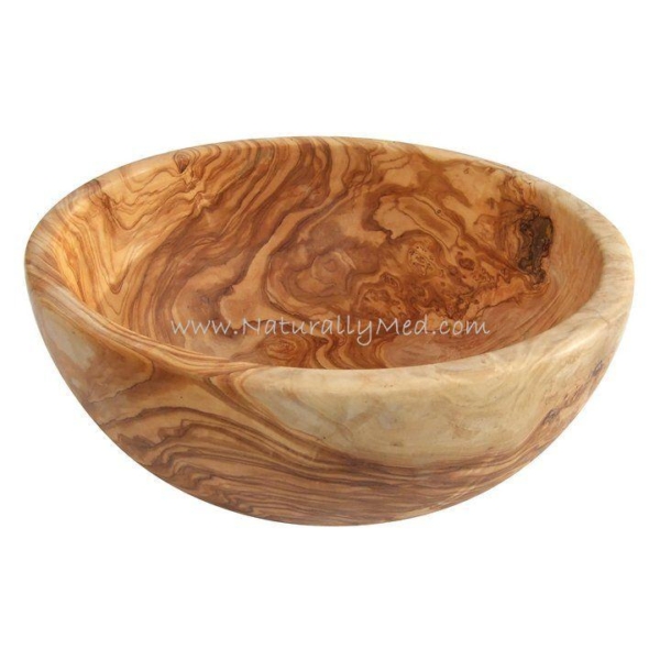 Olive Wood Salad Bowls Hand-Crafted