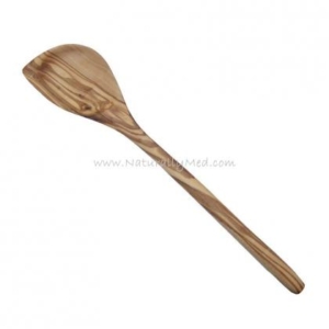Olive Wood Wooden Corner Spoon / Spatula