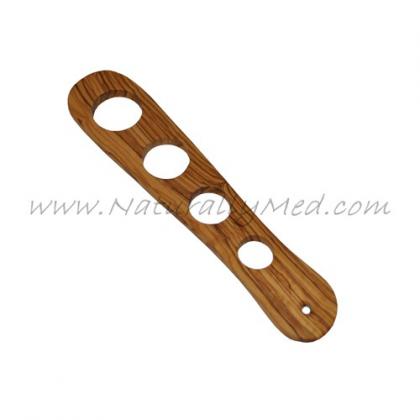 Premium Natural Olive Wood Noodle Measure Made in Italy Spaghetti Pasta Measure for Portion Control 