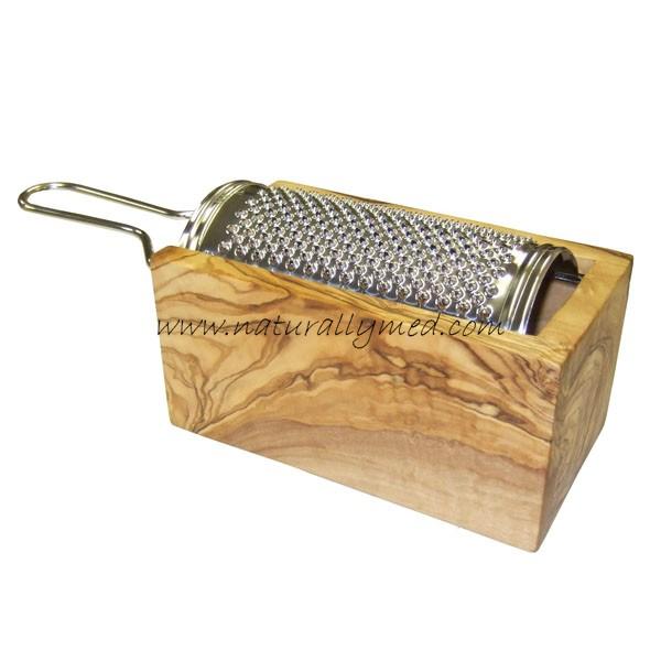 Cheese Grater With Olive Wood Flat Wooden Parmesan Grater Small Size Akwood  