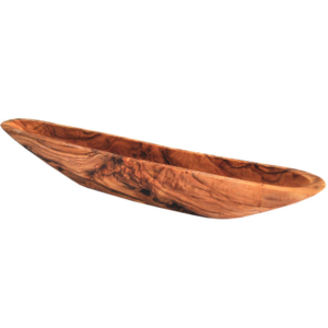 Contemporary Olive Wood Olive Dish