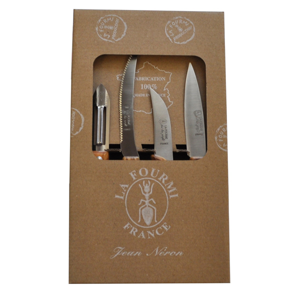 Set of 4 Olive Wood Knives
