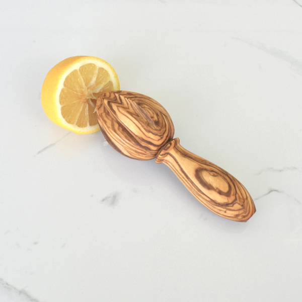 Olive Wood Lemon Citrus Reamer Juicer